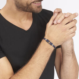 Bracelet Mariska Acier Bicolore - Bracelets cordon Homme | Histoire d’Or