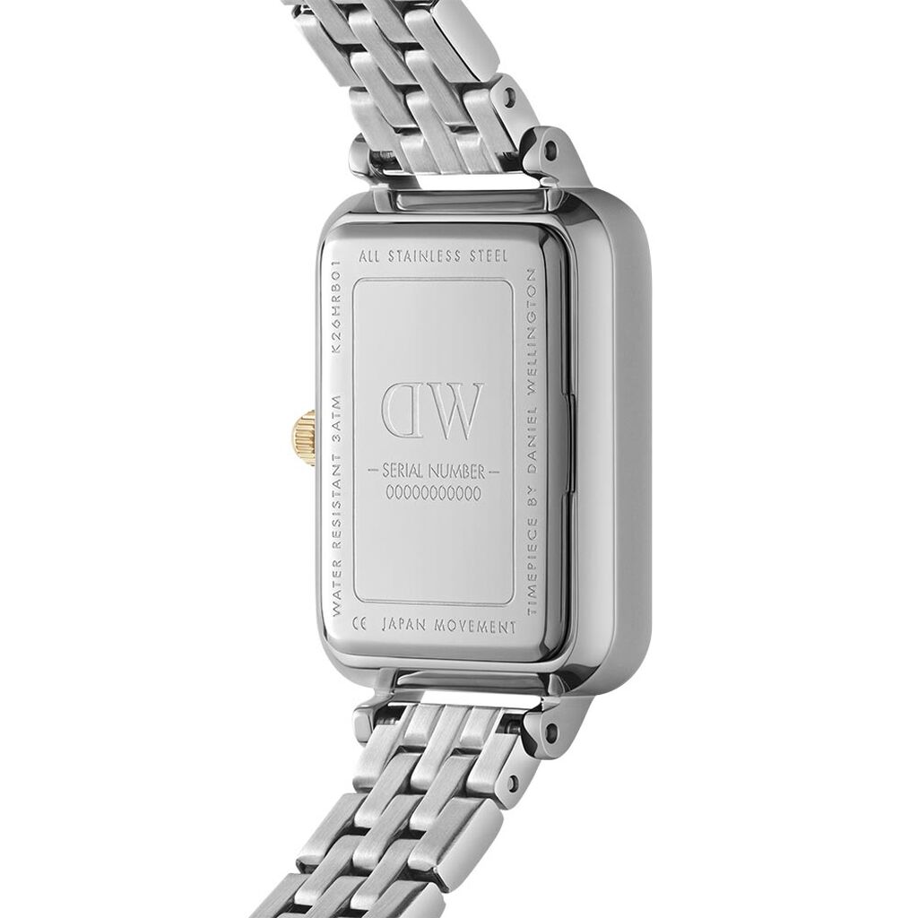 Montre Daniel Wellington Quadro Lumine Blanc - Montres Femme | Histoire d&rsquo;Or