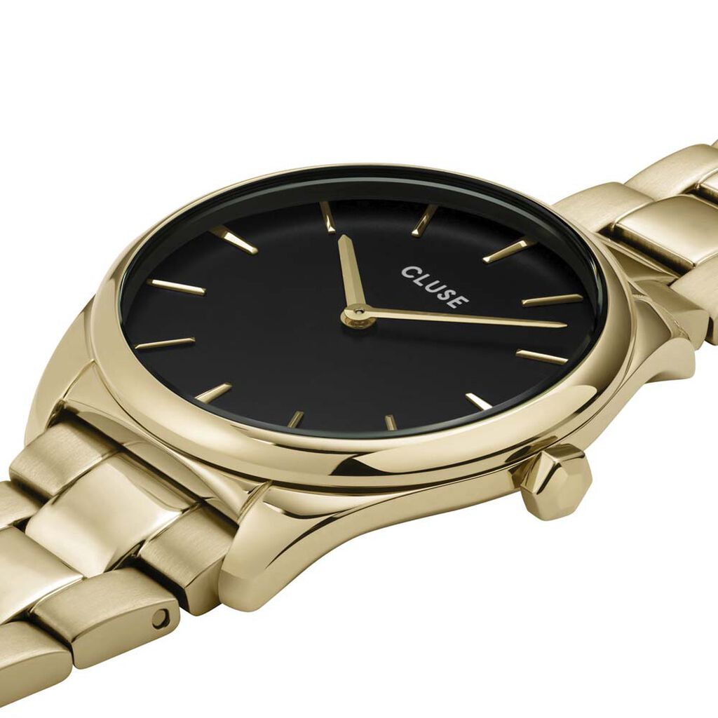 Montre Cluse Feroce Petite Noir - Montres Femme | Histoire d’Or