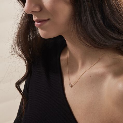 Collier Collection Aphrodite Or Jaune Diamant Synthetique - Colliers Femme | Histoire d’Or