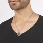 Collier Yoan Acier Blanc - Colliers fantaisie Homme | Histoire d&rsquo;Or