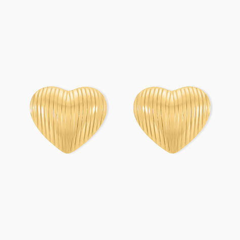 Boucles D'oreilles Puces Nolene Acier Jaune - Nouveautés Femme | Histoire d’Or