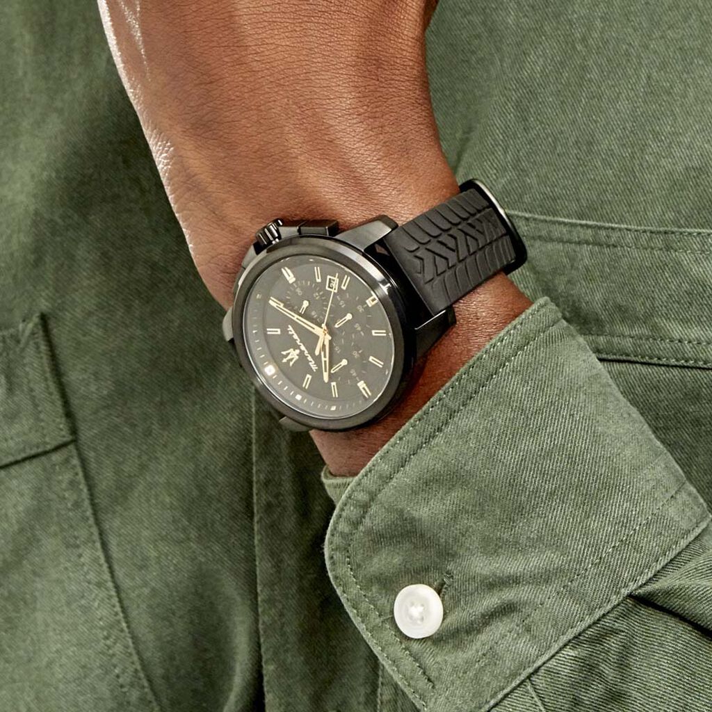 Montre Maserati Successo Chrono Bleu - Montres Homme | Histoire d’Or