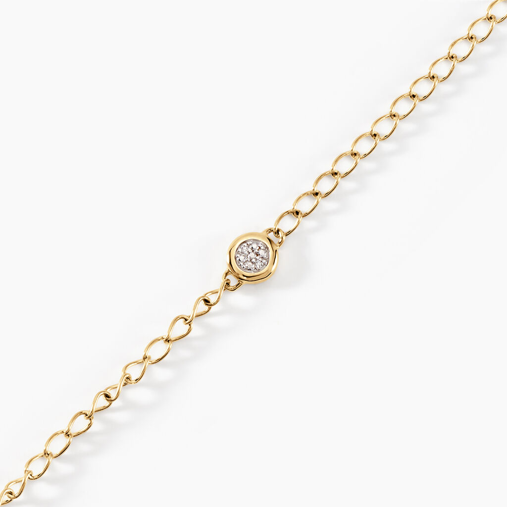 Bracelet Mahe Or Jaune Diamant - Bracelets Femme | Histoire d&rsquo;Or