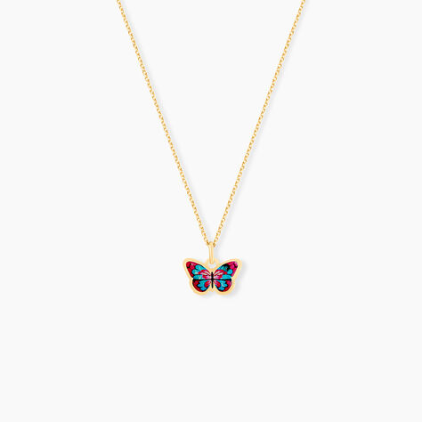 Collier Sulivia Papillon Or Jaune - Colliers Enfant | Histoire d’Or