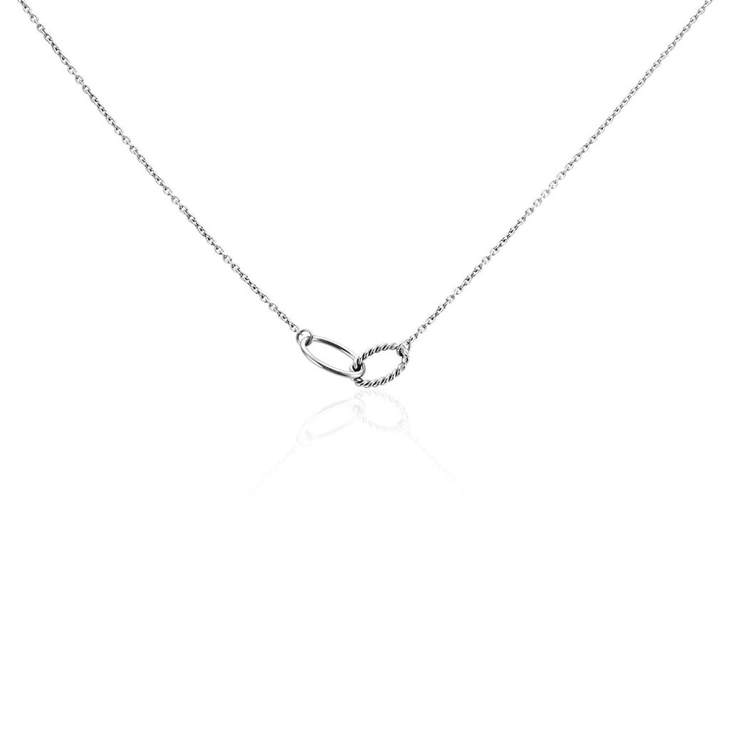 Collier Cherise Argent Blanc - Colliers fantaisie Femme | Histoire d’Or