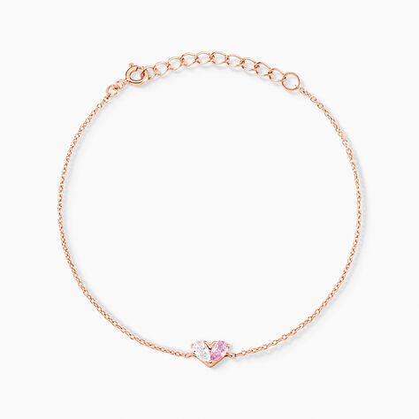 Bracelet Myhalf Argent Rose Oxyde De Zirconium - Bracelets Femme | Histoire d&rsquo;Or