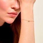 Bracelet July Plaqu&eacute; Or Jaune Oxyde De Zirconium - F&ecirc;te des m&egrave;res Femme | Histoire d&rsquo;Or