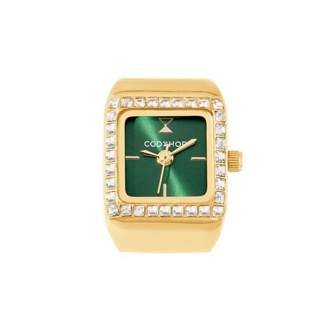 Montre Codhor Montre  Bague Cléo Vert - Montres Femme | Histoire d’Or