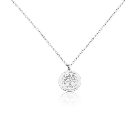 Collier Jollene Argent Blanc - Colliers fantaisie Femme | Histoire d&rsquo;Or