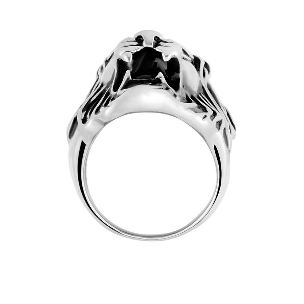 Bague Acier Gris Japeth - Bagues fantaisie Homme | Histoire d’Or