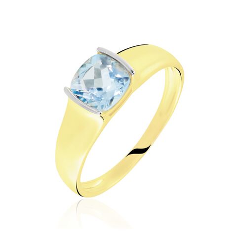 Bague Or Jaune Crarus Topaze - Bagues solitaires Femme | Histoire d’Or