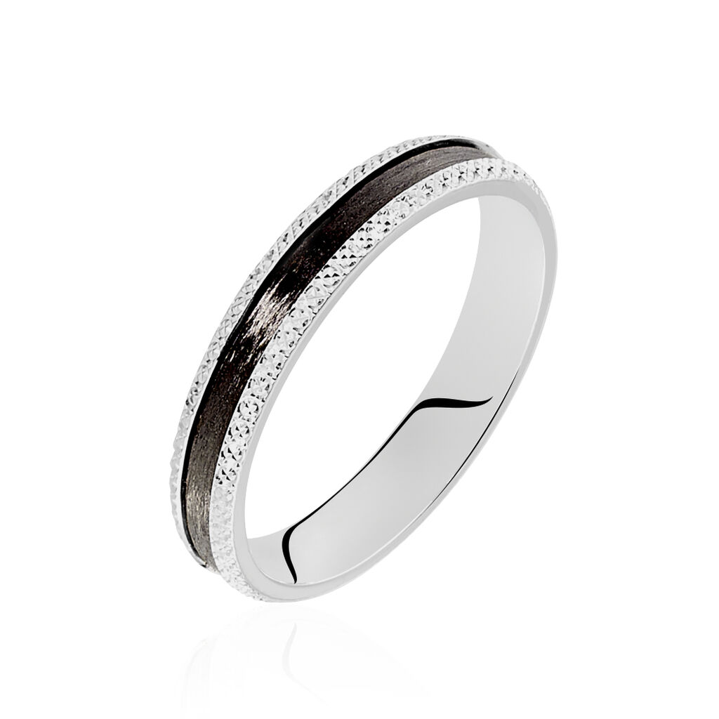 Alliance Mathys Ruban Plat Or Blanc - Alliances Unisex | Histoire d&rsquo;Or