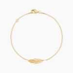 Bracelet Hanae Plaqu&eacute; Or Jaune - Bracelets Femme | Histoire d&rsquo;Or