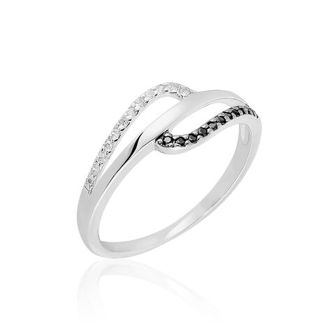 Bague Loujeyne Argent Blanc Oxyde De Zirconium - Bagues avec pierre Femme | Histoire d’Or
