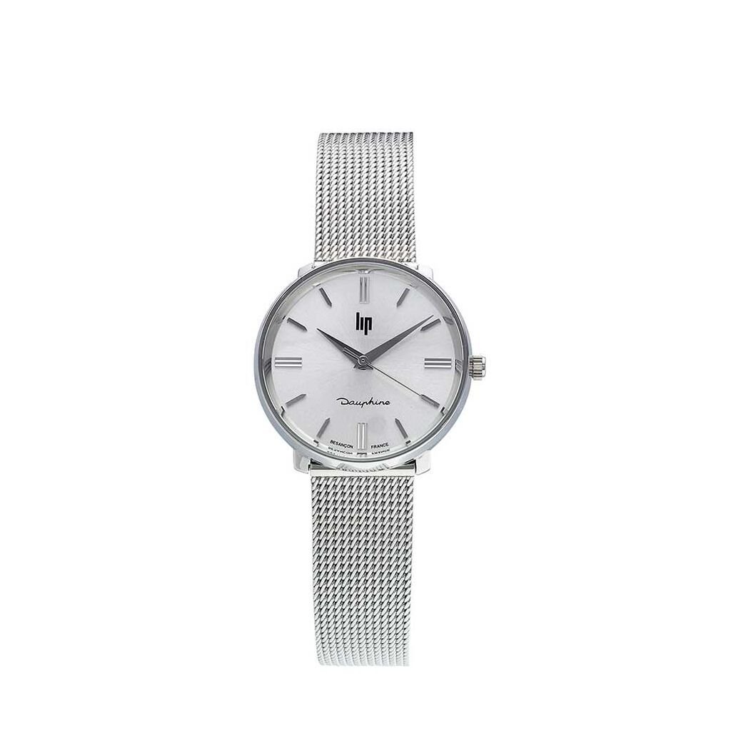 Montre Lip Himalaya Dauphine 29 Argent&eacute; - Montres Femme | Histoire d&rsquo;Or