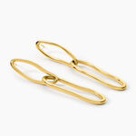 Boucles D'Oreilles Pendantes Cecilie Acier Jaune - Boucles d'oreilles fantaisie Femme | Histoire d&rsquo;Or
