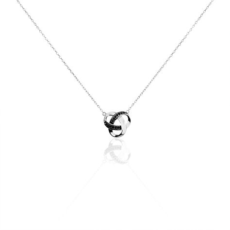 Collier Melina Argent Blanc Oxyde De Zirconium - Colliers fantaisie Femme | Histoire d&rsquo;Or