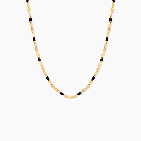Collier Asteria Argent Dor&eacute; A L'Or 750/1000 - Bijoux sans pierre Femme | Histoire d&rsquo;Or