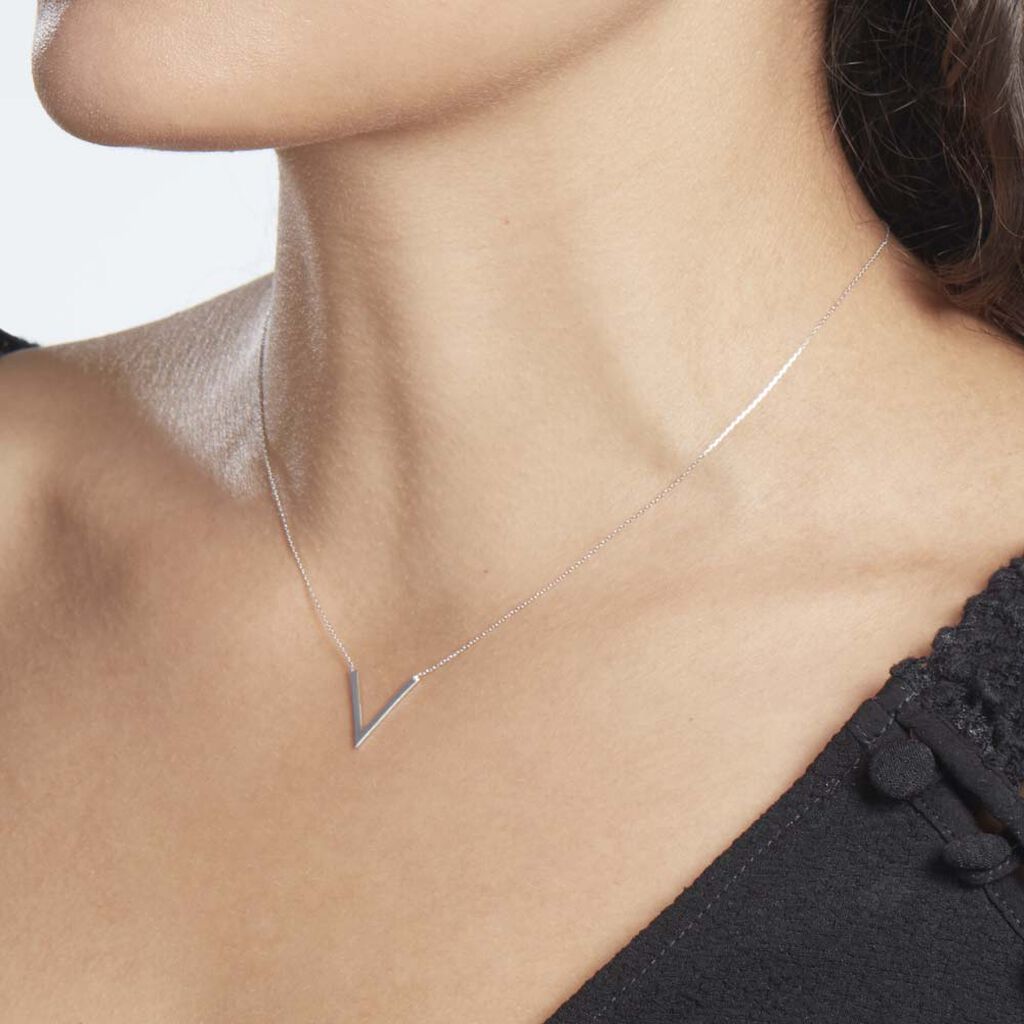 Collier Or Blanc Celene - Colliers Femme | Histoire d’Or