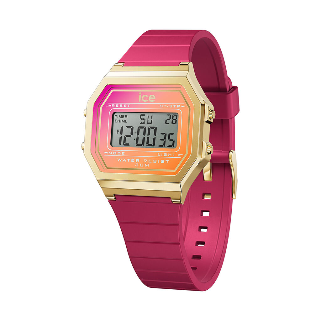 Montre Ice Watch Digit Retro Bicolore - Montres Femme | Histoire d’Or