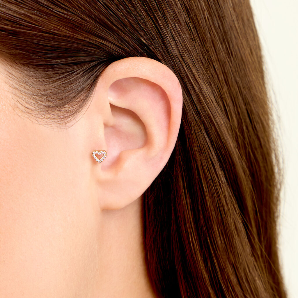 Piercing Stilla Titane Jaune Oxyde De Zirconium - Piercings d'oreilles Femme | Histoire d&rsquo;Or