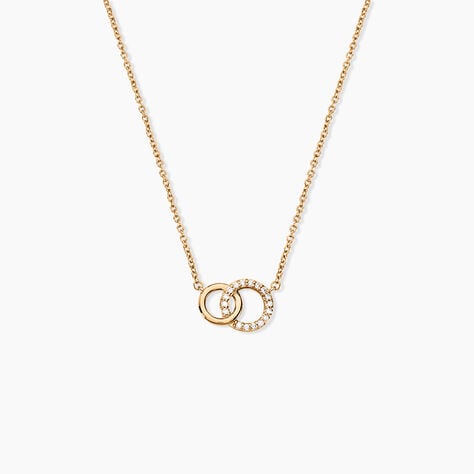 Collier Poeae Plaqué Or Jaune Oxyde De Zirconium - Colliers fantaisie Femme | Histoire d’Or