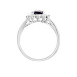 Bague Vladimir Or Jaune Saphir - Bagues solitaires Femme | Histoire d&rsquo;Or