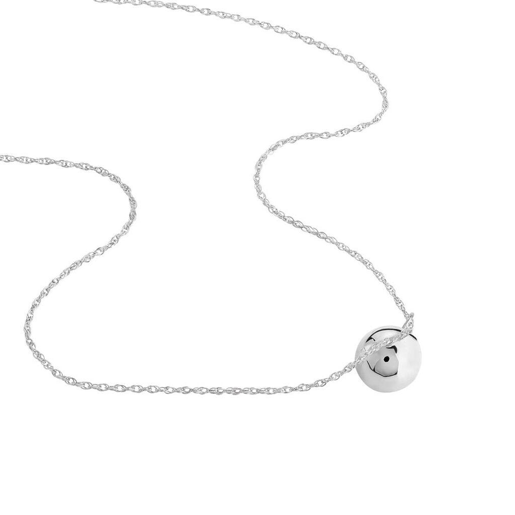 Collier My Bola Acier Blanc - Bolas de grossesse Femme | Histoire d’Or