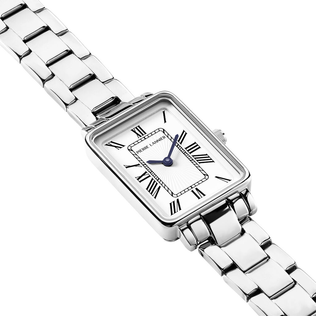 Montre Pierre Lannier Lannier Ariane Blanc - F&ecirc;te des m&egrave;res Femme | Histoire d&rsquo;Or