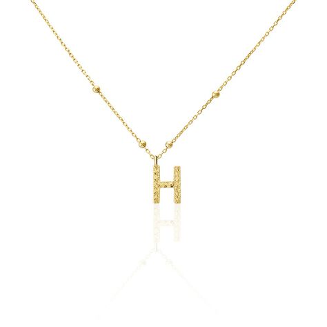 Collier Plaqué Or Jaune Lettra - Colliers fantaisie Femme | Histoire d’Or