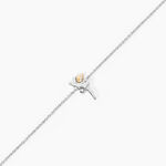 Bracelet Or Jaune Argent Blanc Oxyde De Zirconium - Bracelets Femme | Histoire d&rsquo;Or