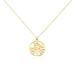 Collier Dahlila Or Jaune - Bijoux sans pierre Femme | Histoire d&rsquo;Or