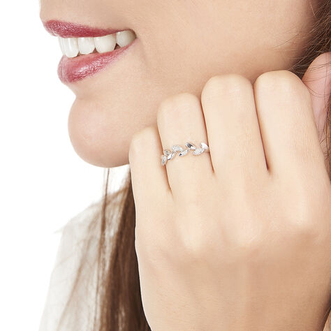 Bague Anthea Or Blanc Diamant - Bagues avec pierre Femme | Histoire d’Or