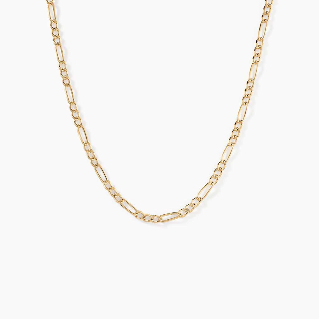 Collier Cameo Argent Dor&eacute; A L'Or 750/1000 - Bijoux sans pierre Homme | Histoire d&rsquo;Or