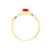 Bague Candice Or Jaune Rubis - Bagues solitaires Femme | Histoire d’Or
