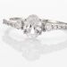 Bague Or Blanc Peadar Oxyde De Zirconium - Bagues solitaires Femme | Histoire d’Or