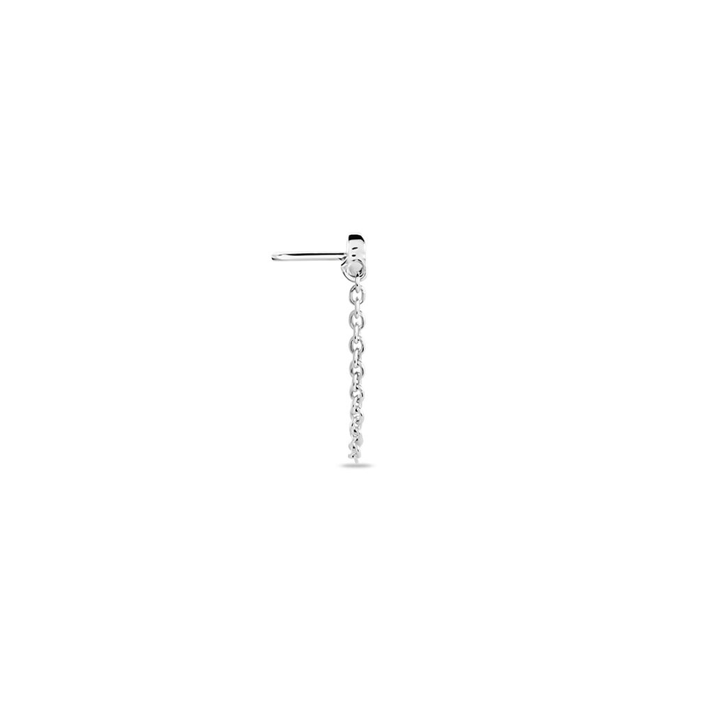 Bijou D'oreille Unitaire Parigi Argent Blanc - Boucles d'oreilles fantaisie Femme | Histoire d’Or