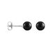 Boucles D'oreilles Puces Orbe Argent Blanc Céramique - Boucles d'oreilles fantaisie Femme | Histoire d’Or