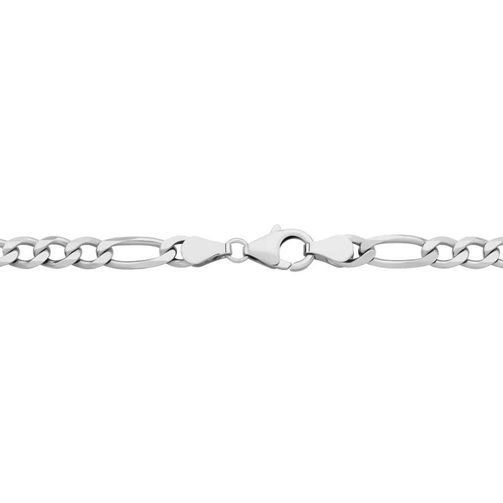 Collier Vivian Argent Blanc - Chaines Homme | Histoire d’Or