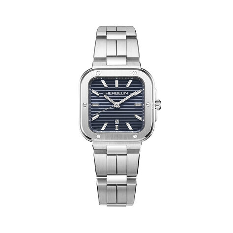 Montre Herbelin Cap Camarat Square Bleu - F&ecirc;te des p&egrave;res Homme | Histoire d&rsquo;Or