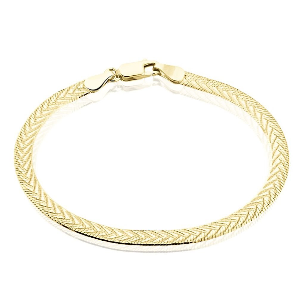 Bracelet Argent Jaune Alay - Bracelets cha&icirc;ne Femme | Histoire d&rsquo;Or