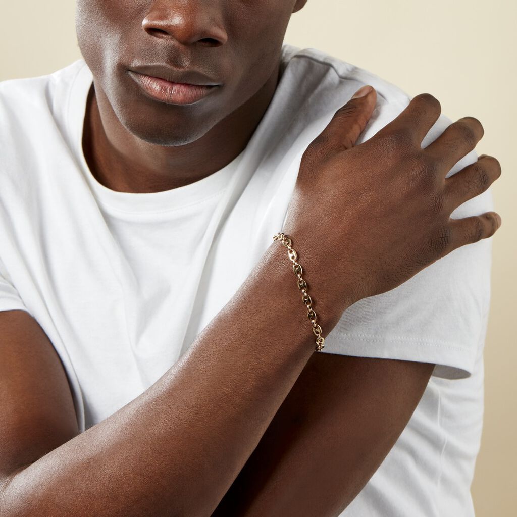 Bracelet William Plaqué Or Jaune - Bracelets chaîne Homme | Histoire d’Or