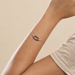 Bracelet Greta Argent Blanc C&eacute;ramique Et Oxyde De Zirconium - Bracelets Femme | Histoire d&rsquo;Or