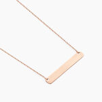 Collier Beavis Or Rose - Colliers Naissance Femme | Histoire d&rsquo;Or