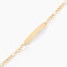 Bracelet Identité Bartolomee Maille Alternee 1/3 Or Jaune - Bracelets Communion Enfant | Histoire d’Or