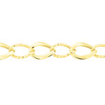Collier Joice Maille Altern&eacute;e Et Godronne Or Jaune - Chaines Femme | Histoire d&rsquo;Or