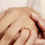 Bague Solitaire Artemis Or Jaune Diamant - Bagues solitaires Femme | Histoire d&rsquo;Or