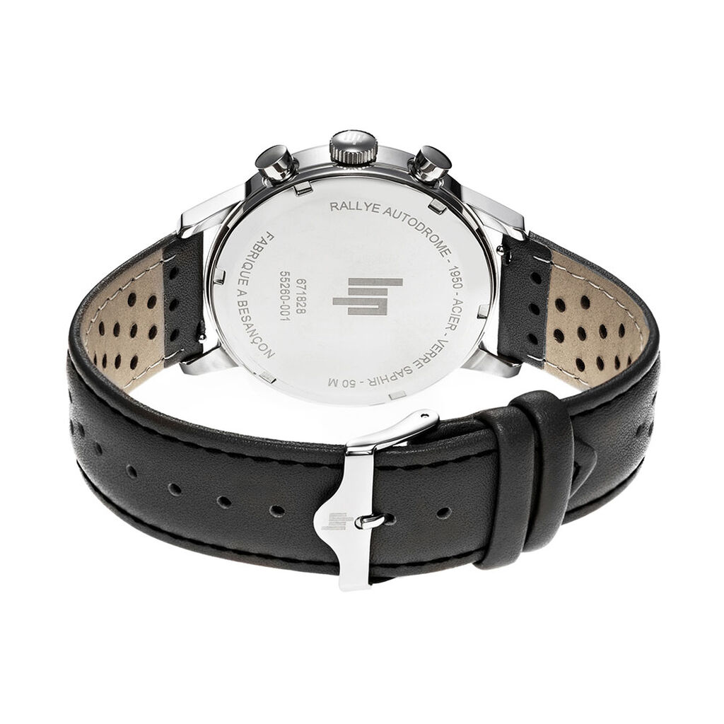 Montre Lip Rallye Autodrome Argent&eacute; - Montres Homme | Histoire d&rsquo;Or