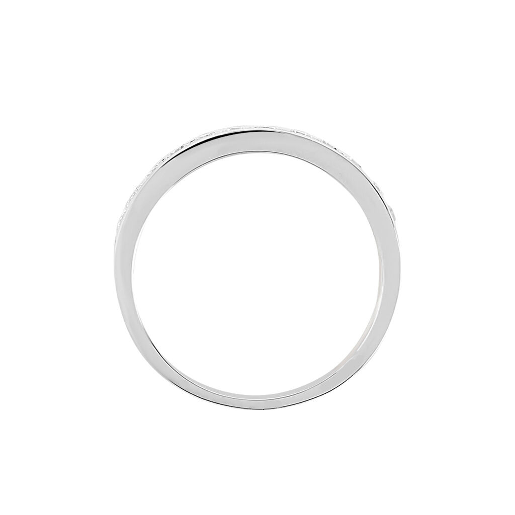 Alliance Dionysa Or Blanc Diamant - Alliances Femme | Histoire d’Or
